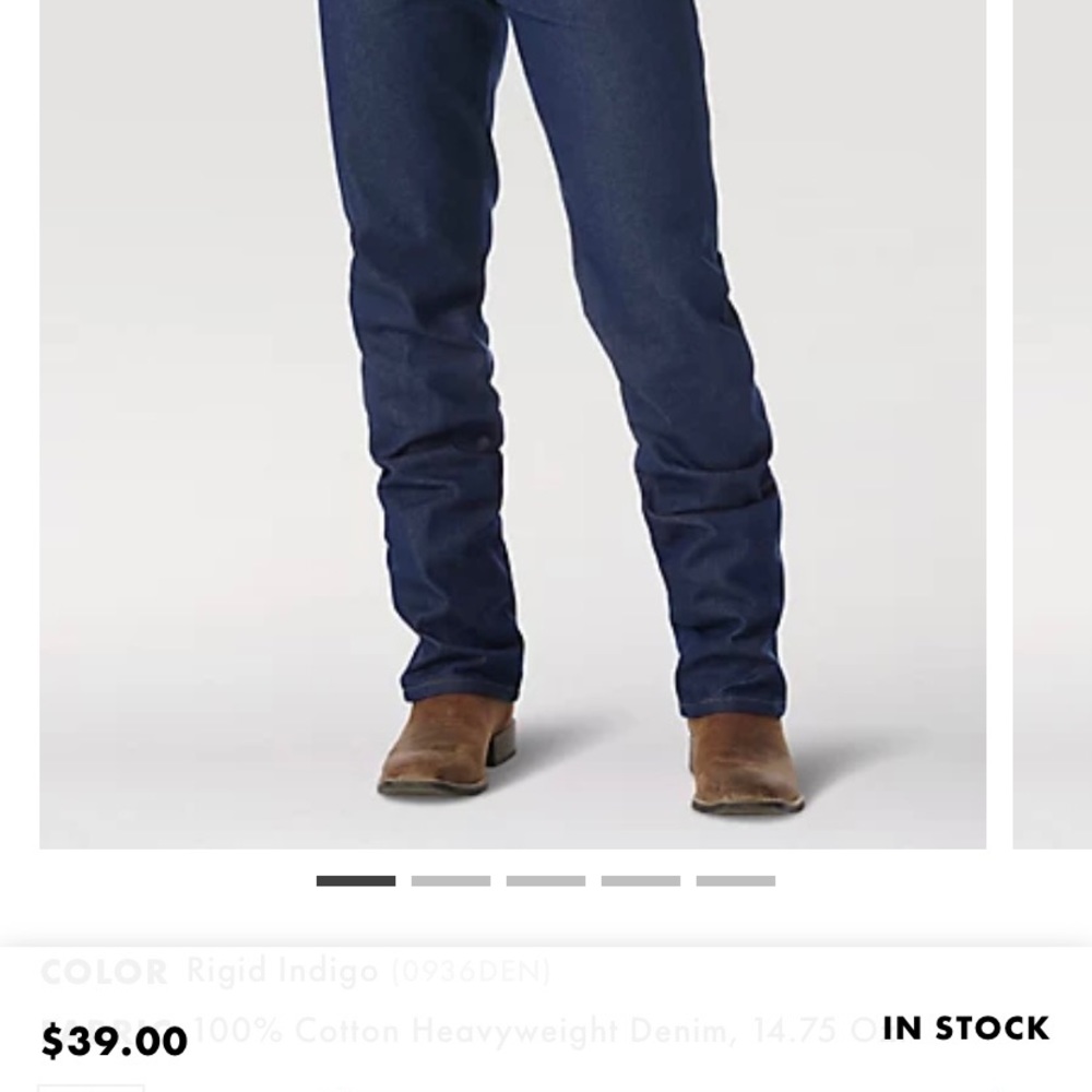 NWT 2 Pair Wrangler Slim Fit Cowboy Cut Jeans